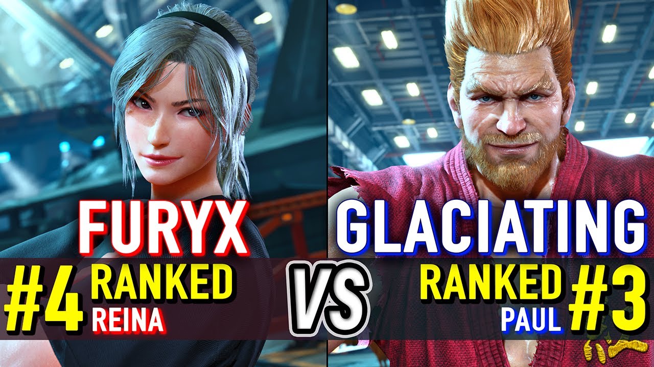 T8 🔥 FURYX (#4 Ranked Reina) vs GLACIATING (#3 Ranked Paul) 🔥 Tekken 8 High Level Gameplay