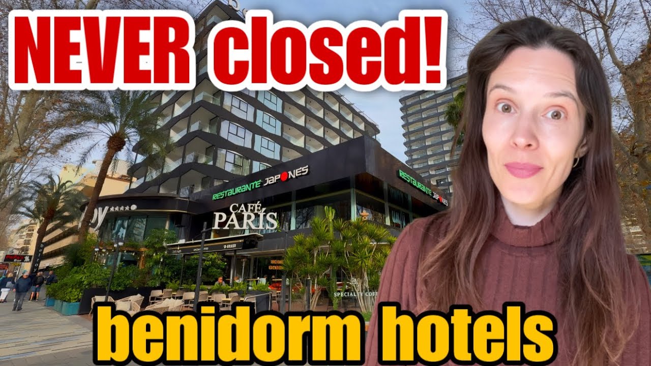 These HOTELS in Benidorm NEVER close - Always Busy! 😲🌴