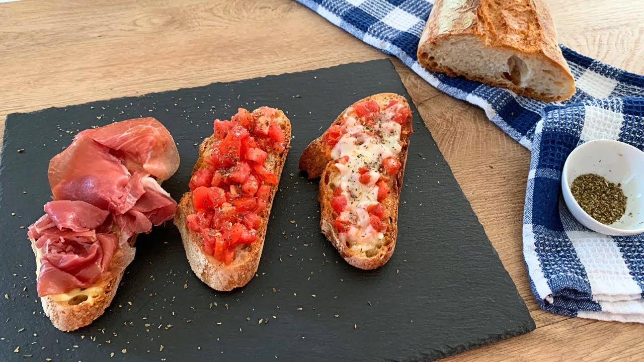 Bruschette sfiziose: 3 versioni dell'antipasto italiano più famoso nel mondo!