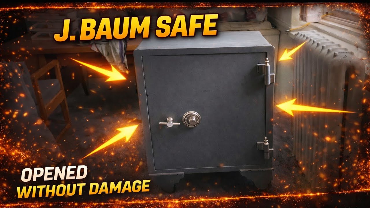 Tricky J.Baum opened without drilling  (Yale OBB lock)