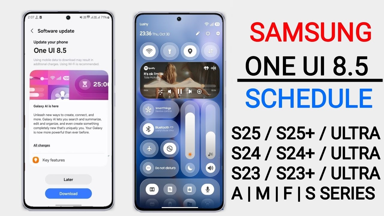 Samsung Galaxy One UI 8.5 Stable Update 🔥 Release Date, Features & Eligible Devices
