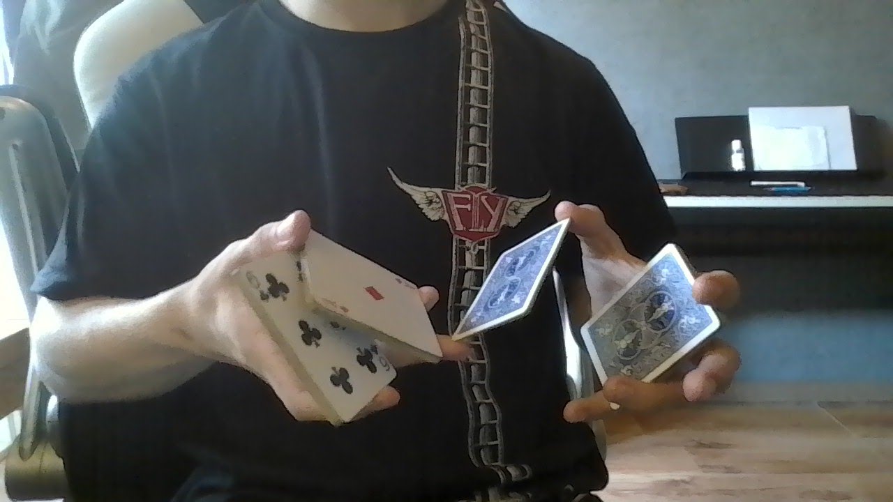 greengaze | 2-handed cut | cardistry tutorial