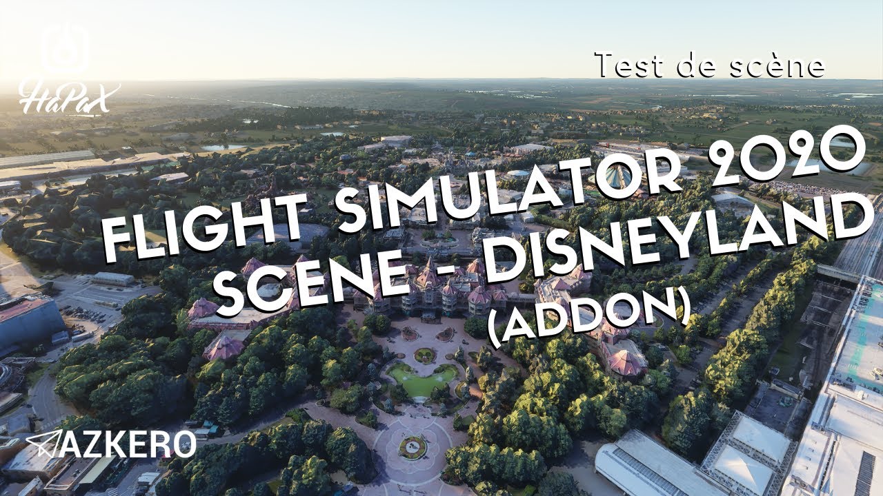 Flight Simulator 2020 - Addon Scene Disneyland Paris