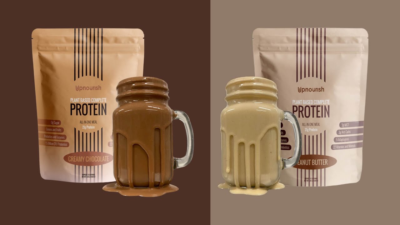 UpNourish Plant Based Complete Protein Meal Replacement Shake