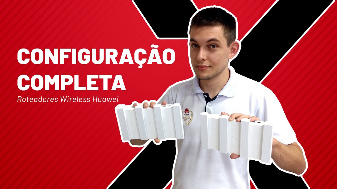 CONFIGURAÇÃO COMPLETA ROTEADORES HUAWEI
