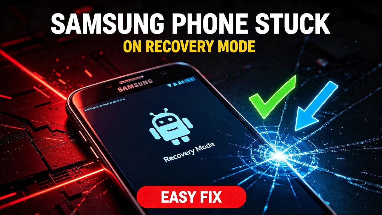 Samsung Phone Stuck on Recovery Mode | Easy Fix