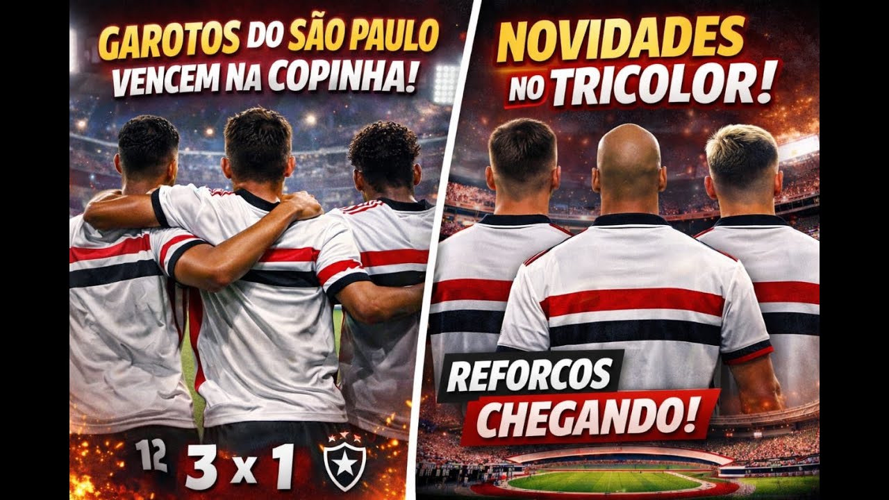 SHOW NA COPINHA e REFORÇOS CHEGANDO no Tricolor!