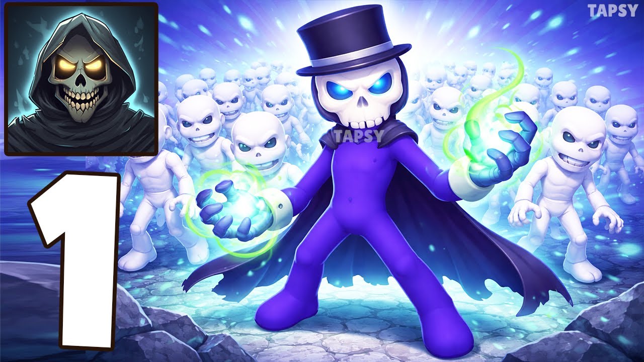💀Necromaster Gameplay Walkthrough Part 1 – Raise the Undead Army! (Android,iOS)
