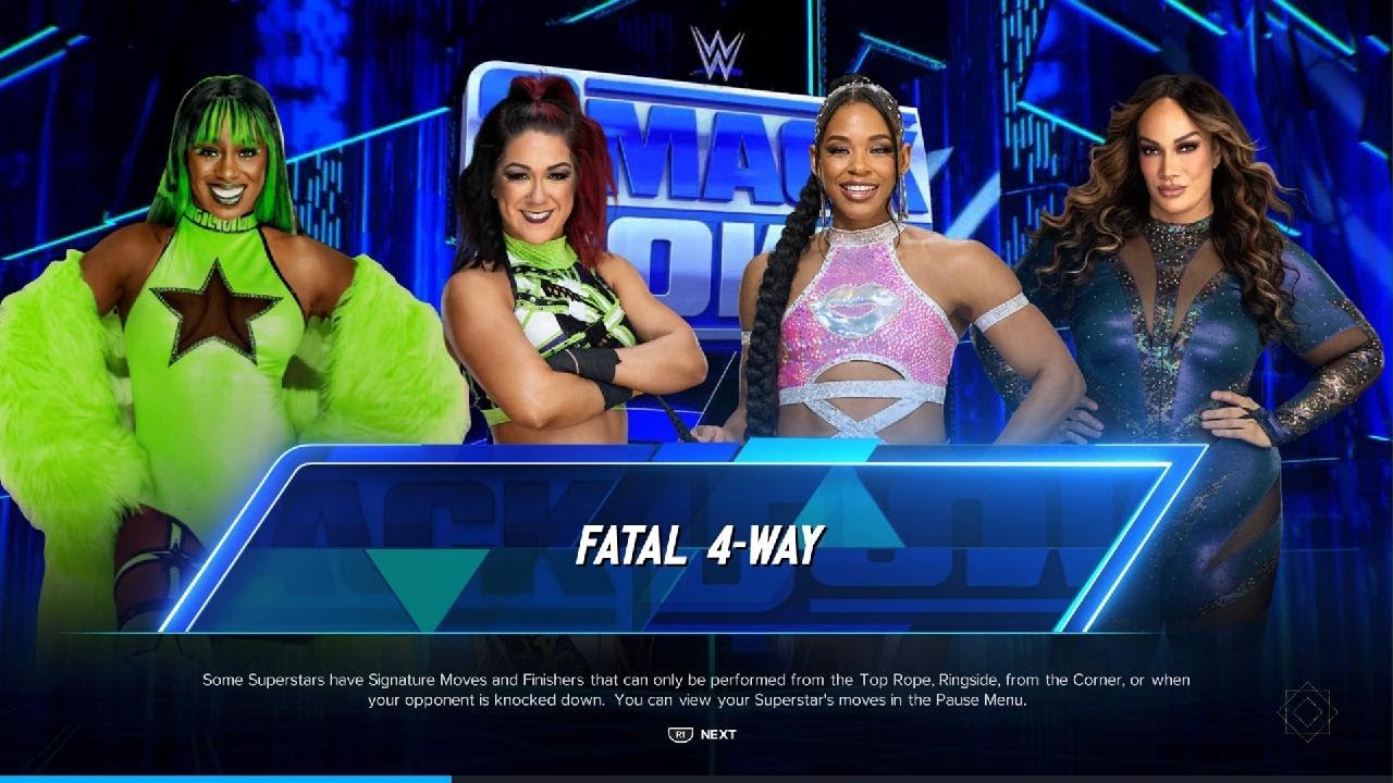 WWE 2K24 | Naomi VS. Bayley VS. Bianca Belair VS. Nia Jax | FATAL 4-WAY