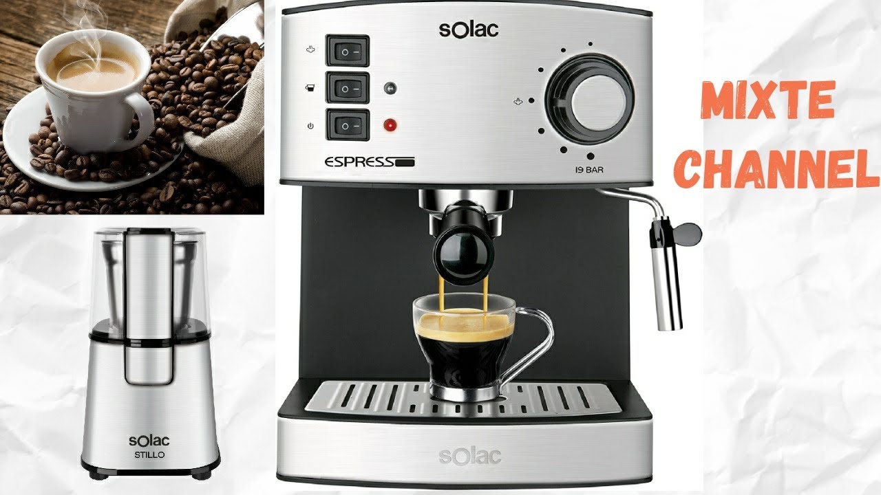 Solac préparer un café gourmand expresso