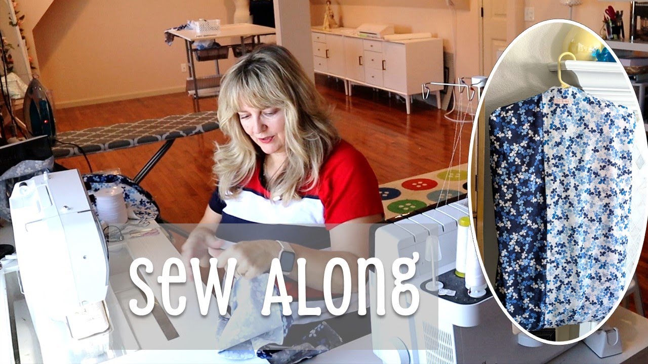 No pattern Garment Bag Sew-Along