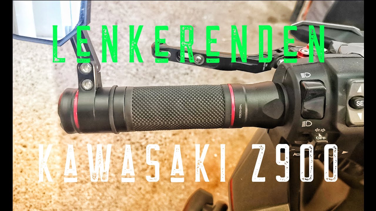 Kawasaki Z900 - Lenkerenden wechseln + Adapter f&uuml;r Kawasaki M8 Gewinde