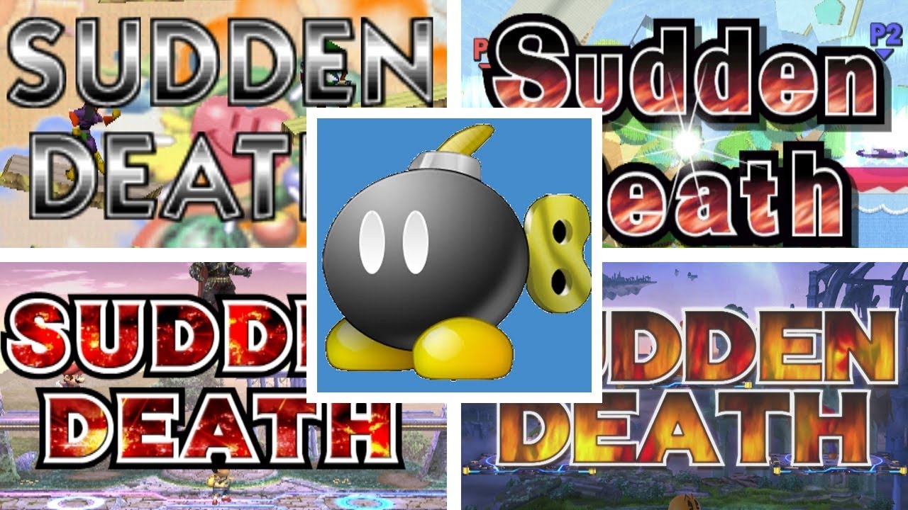 Evolution of SUDDEN DEATH in Super Smash Bros