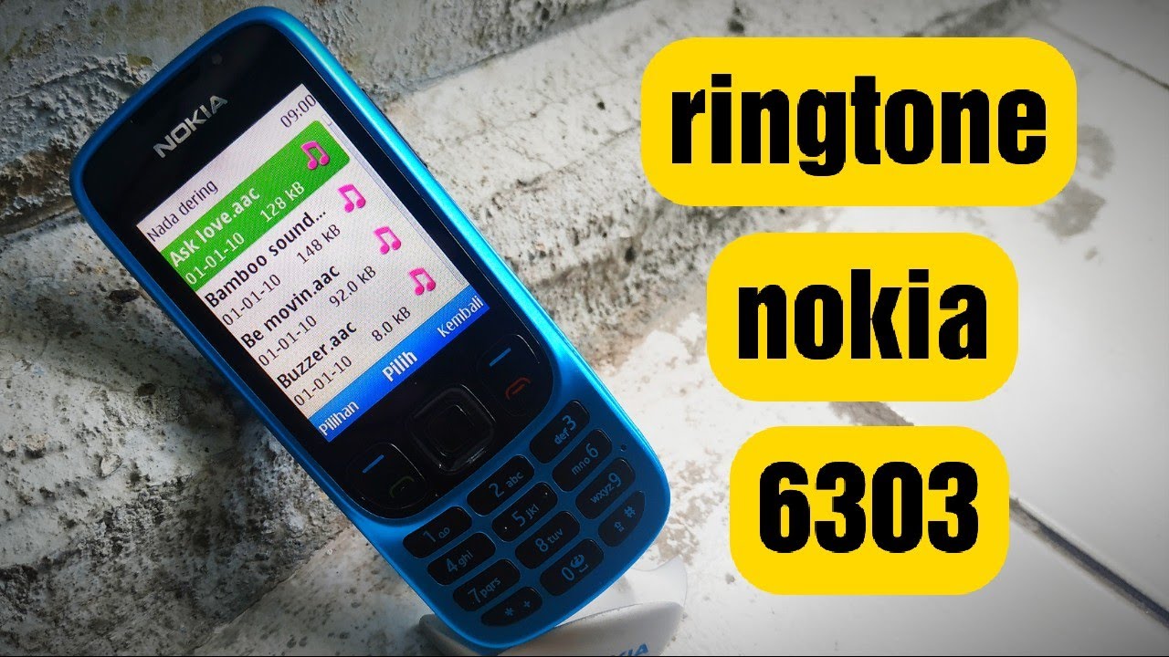 ringtones nokia 6303. nada dering nokia jadul
