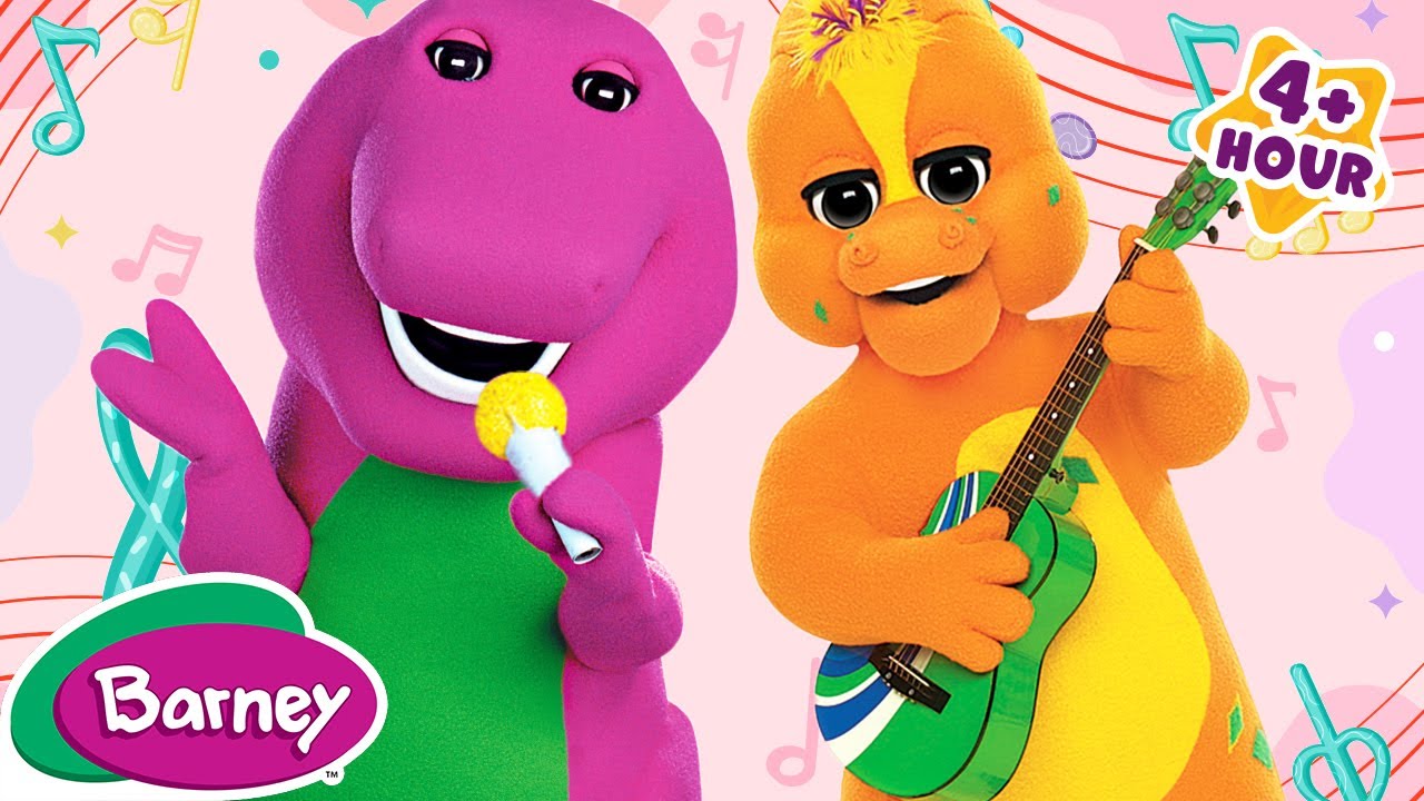 Making Music with Barney | NEW COMPILATION | Barney the Dinosaur