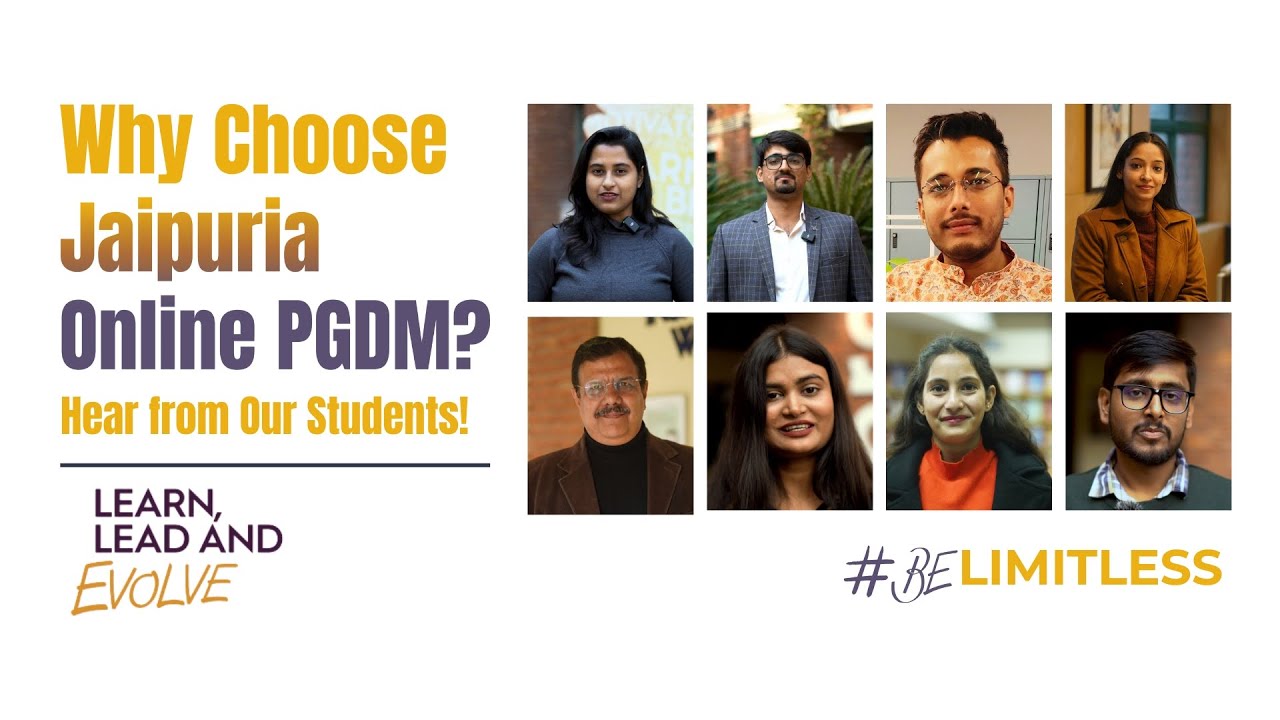 Real Success Stories: Why Jaipuria Online PGDM is the Right Choice !!
