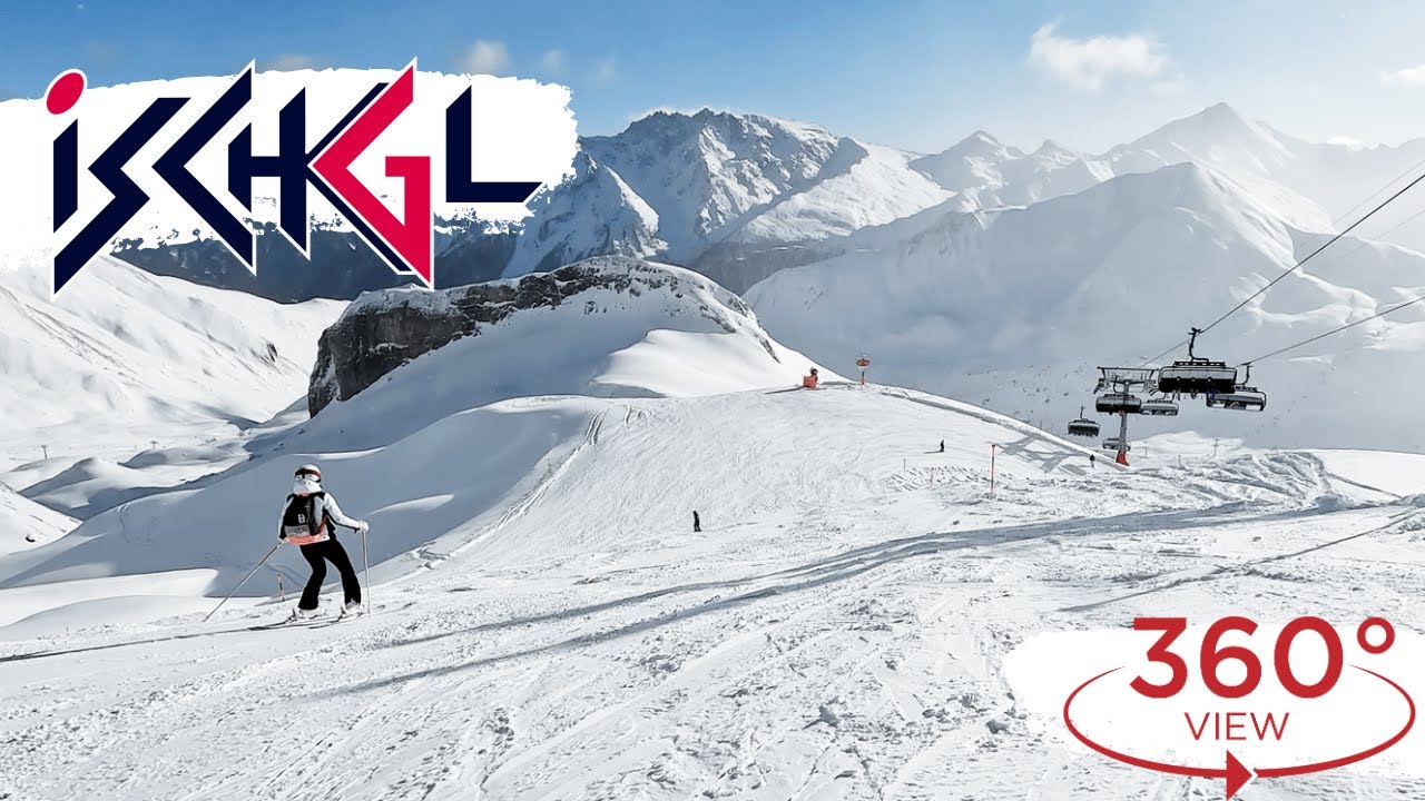 Skiing Ischgl on slope 40 | 360° VR