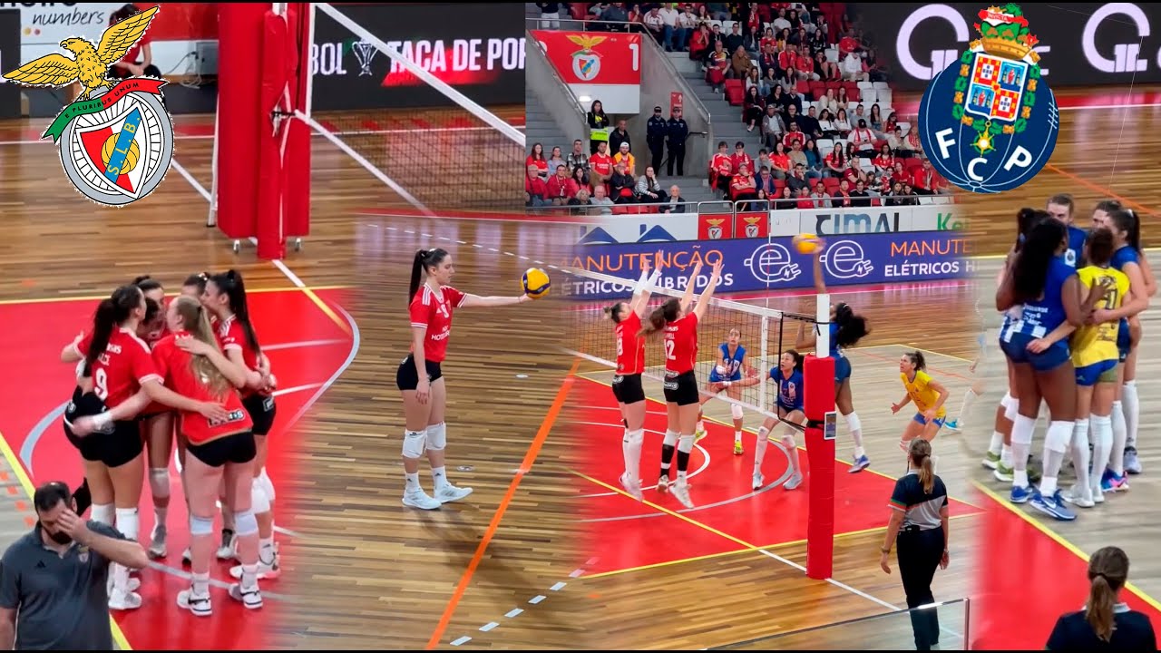 Benfica vs Porto - Voleibol Feminino - Ambiente Incrivel