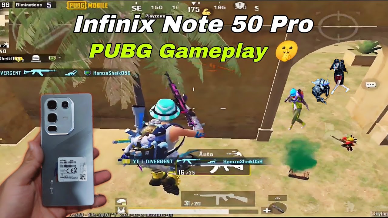 Infinix Note 50 Pro PUBG Gameplay | Best PUBG Mobile Gameplay