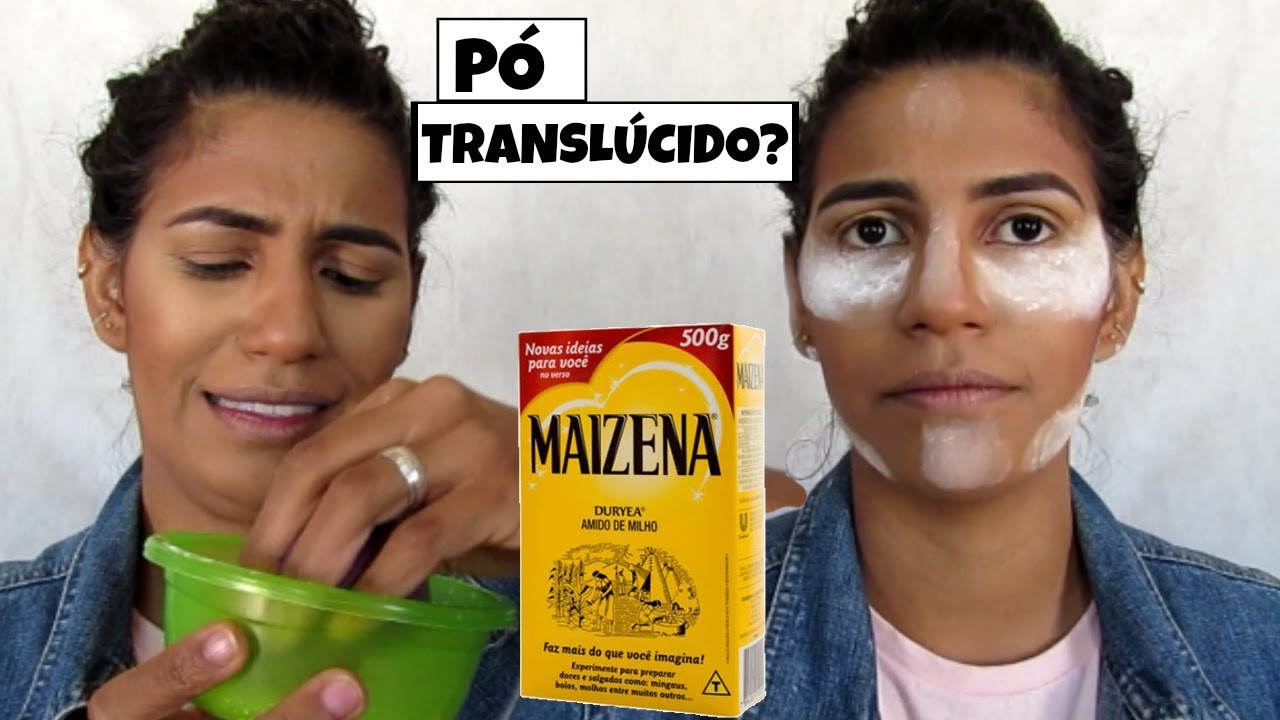 TESTANDO MAIZENA COMO PÓ TRANSLÚCIDO/ Por Nataly Barsary