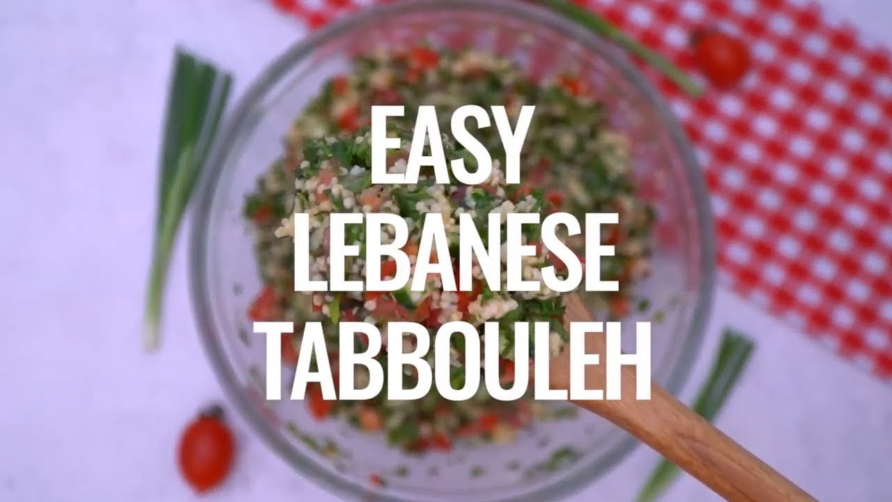 Easy Lebanese Tabbouleh Recipe