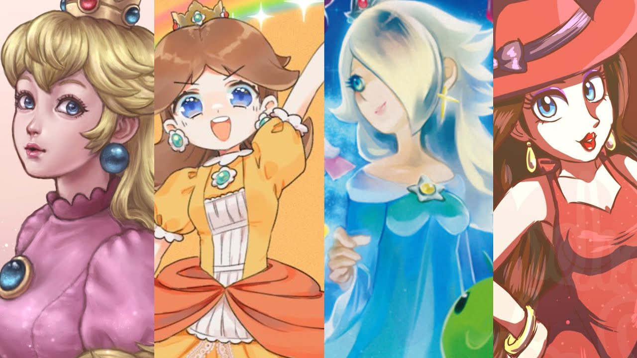 ✿ Peach , Daisy , Rosalina and Pauline Tribute - TRNDSTTR ✿