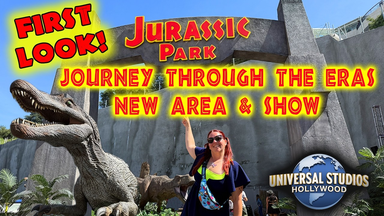 Jurassic Park Experience at Universal Studios Hollywood! FULL Preview BEFORE Fan Fest Nights