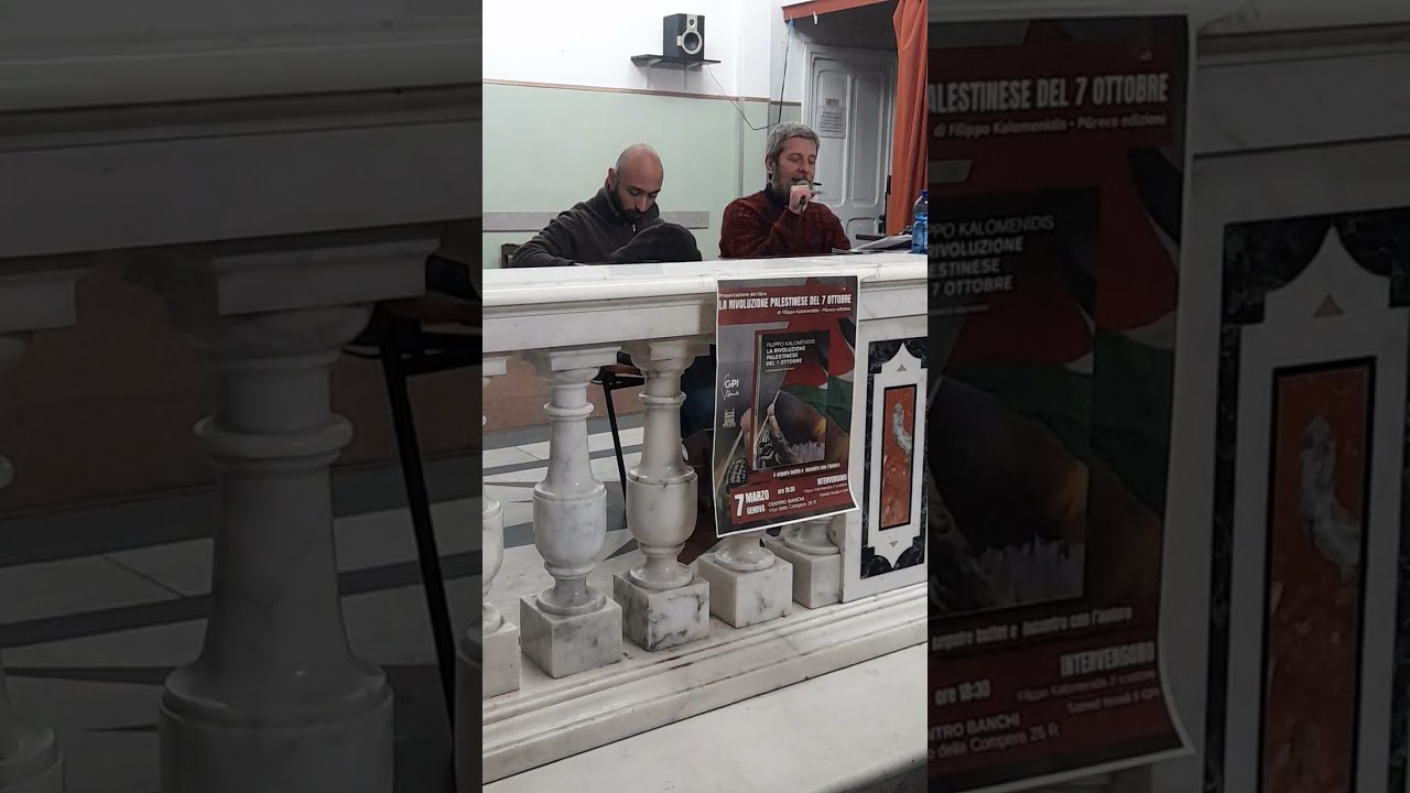 GENOVA 7 MARZO: FILIPPO KALOMEN&Igrave;DIS 