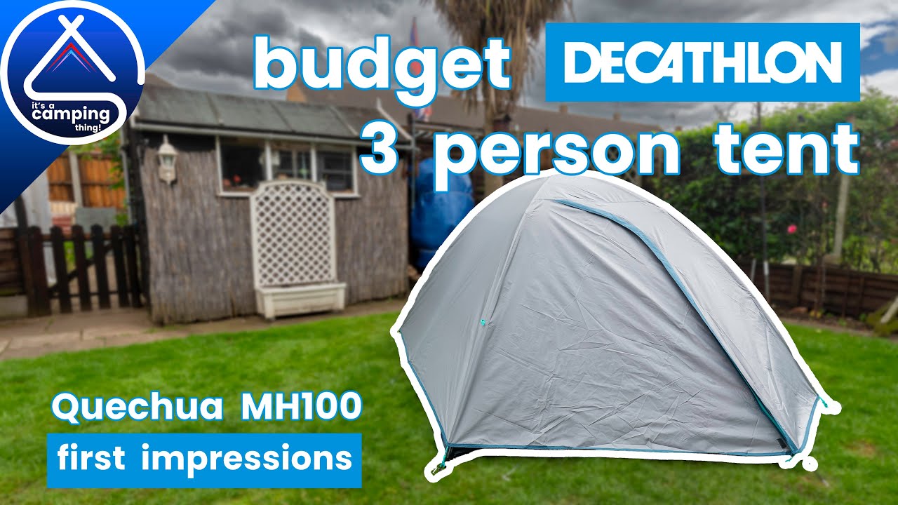 Budget 3 Person tent: First Impressions