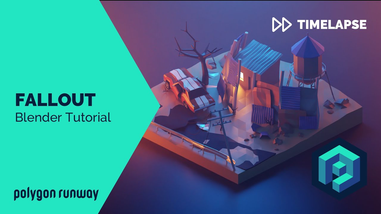 Fallout - Blender 2.8 Low Poly 3D Modeling Tutorial
