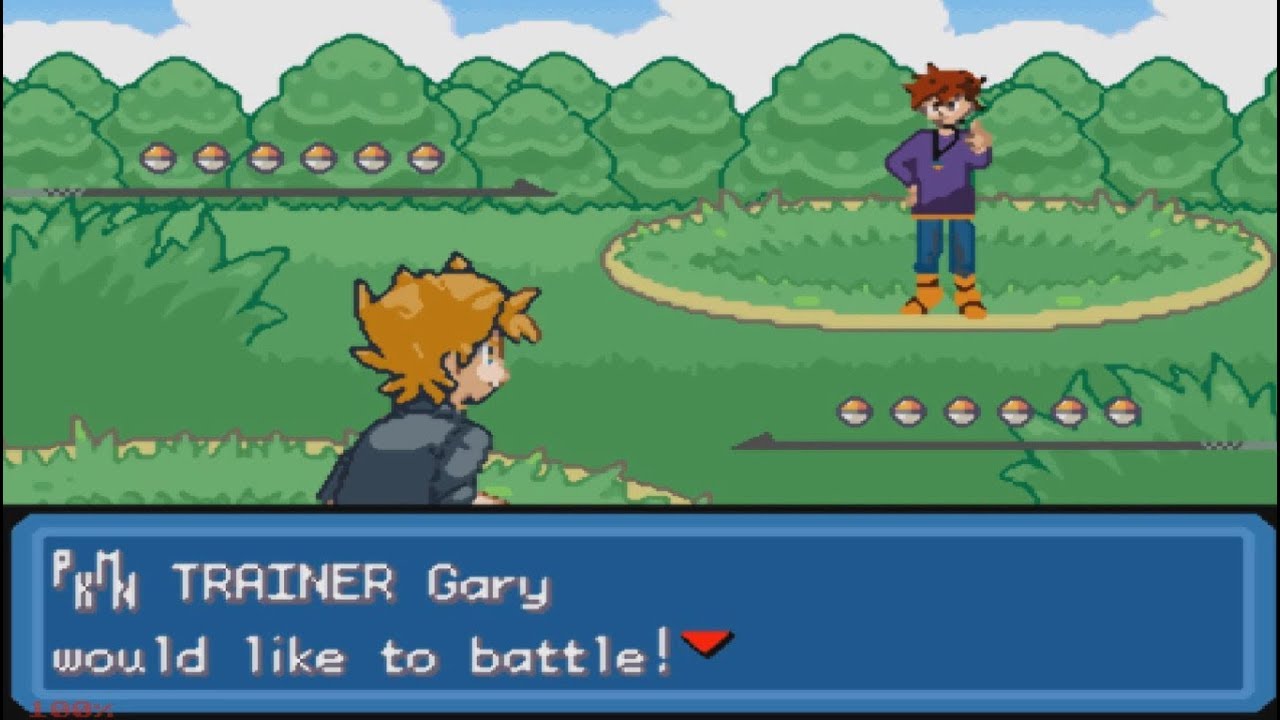 Pokemon Multiverse Blue Vs Gary [Fanmade]