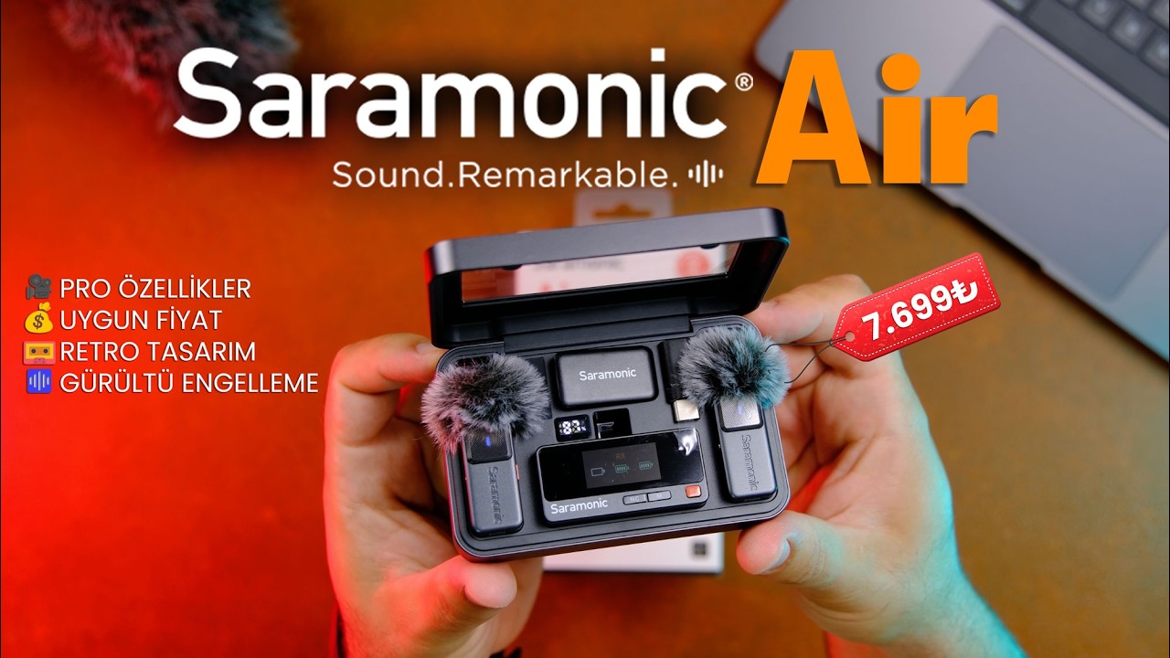 En İyi , En Uygun Mini Yaka Mikrofonu? Saramonic Air 01 Detaylı İnceleme