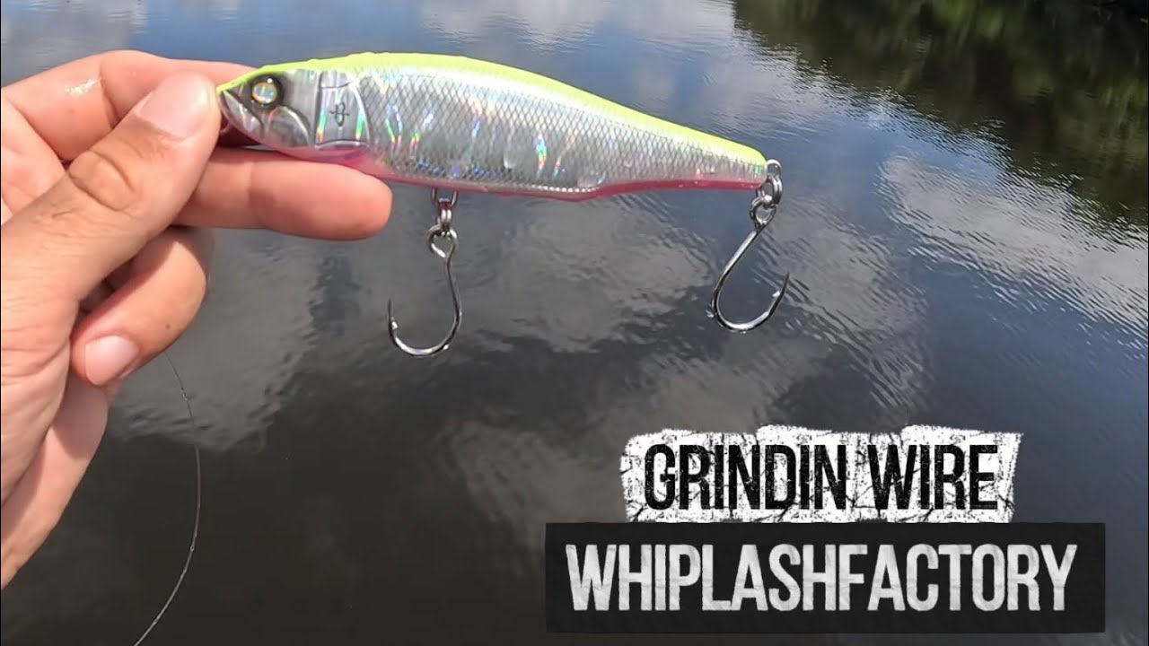 Um espetáculo de isca para Tucunarés Amazônicos e água salgada Whiplash Factory Grindin Wire 130  😁🎣