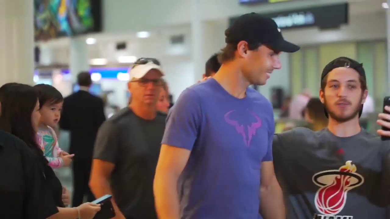 Rafael Nadal has arrived for the Brisbane International 2019