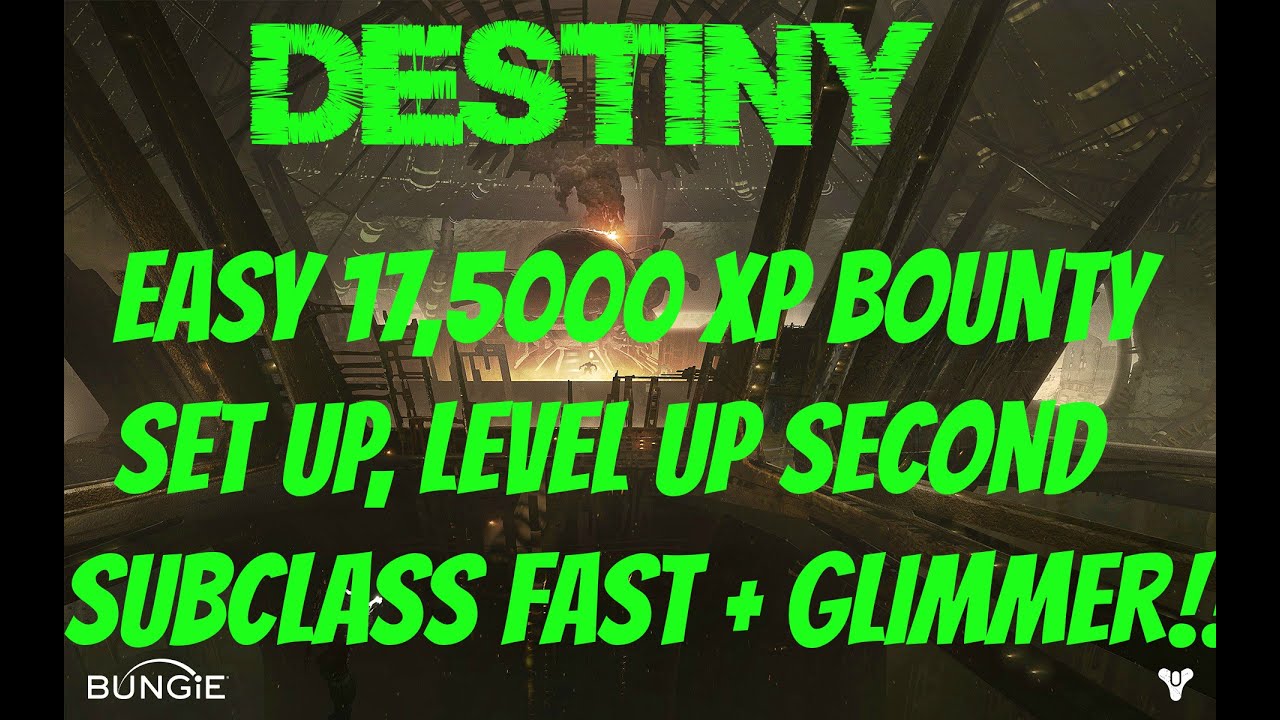 Destiny 17,500+ XP. (10 Fallen Ultra-Major Easy Farm Spot and Glimmer Farming) Best PVE Bounties.
