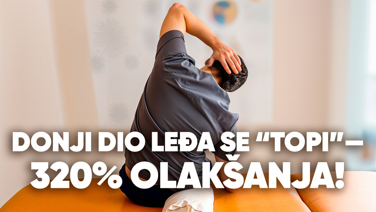 Ova vježba za leđa opušta “željezne” mišiće i donosi 320% olakšanja