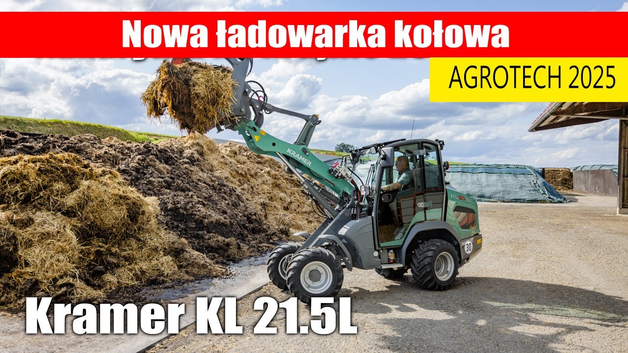 Ładowarka kołowa Kramer KL 21.5L – nowość na targach AGROTECH 2025