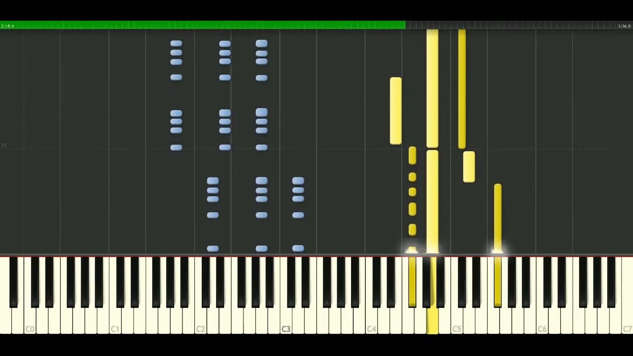 Anna Oxa - La mia anima d'uomo [Piano Tutorial] Synthesia | passkeypiano