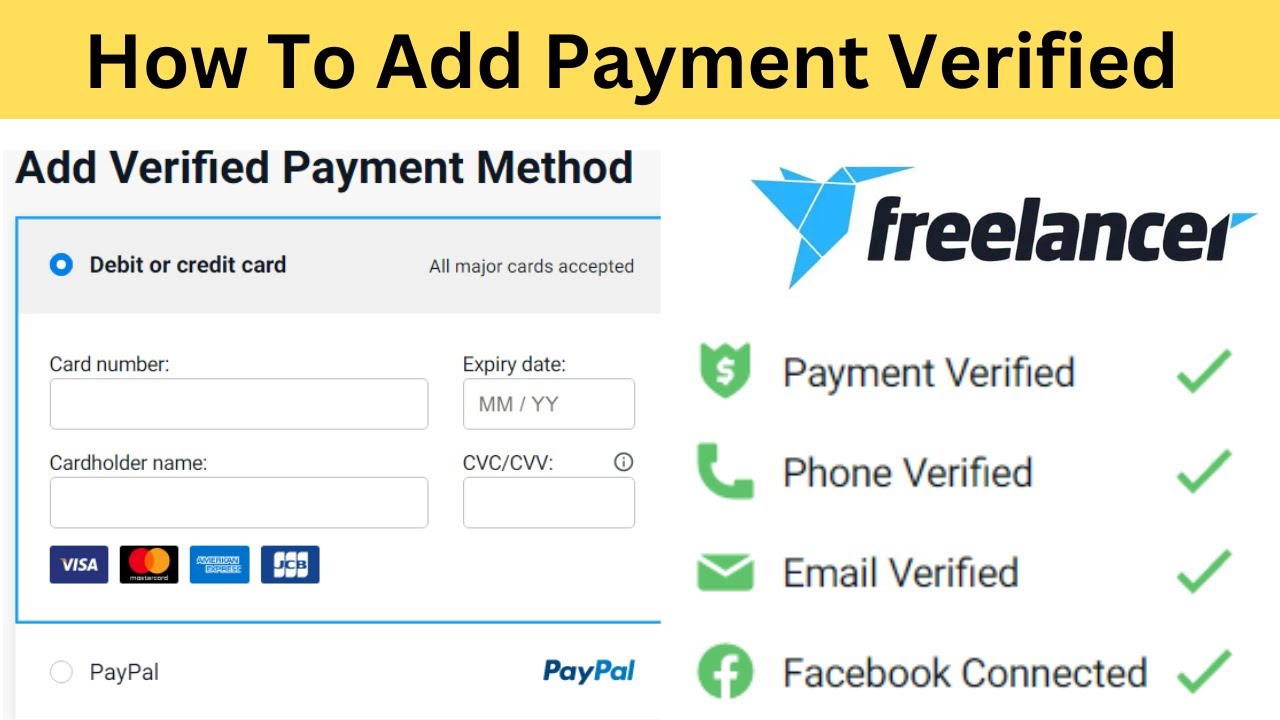 How to Verify Payment Method On Freelancer.com in Laptop, PC |(Hindi/Urdu) in 2023.
