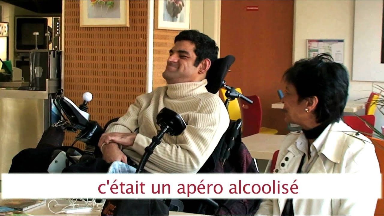 Tahmoures ImcMan ou l'auto-dérision... Il est atteint d'une Infirmité Motrice Cérébrale (IMC)