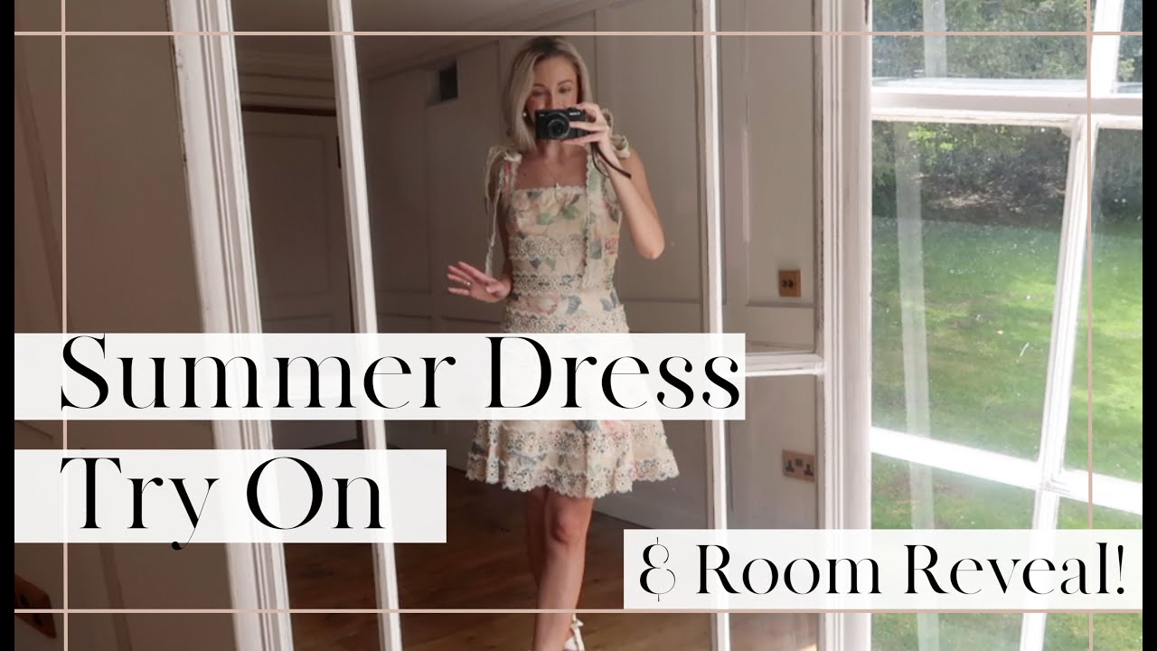 SUMMER DRESS TRY ON & BEDROOM REVEAL // Moving Vlogs Episode 12