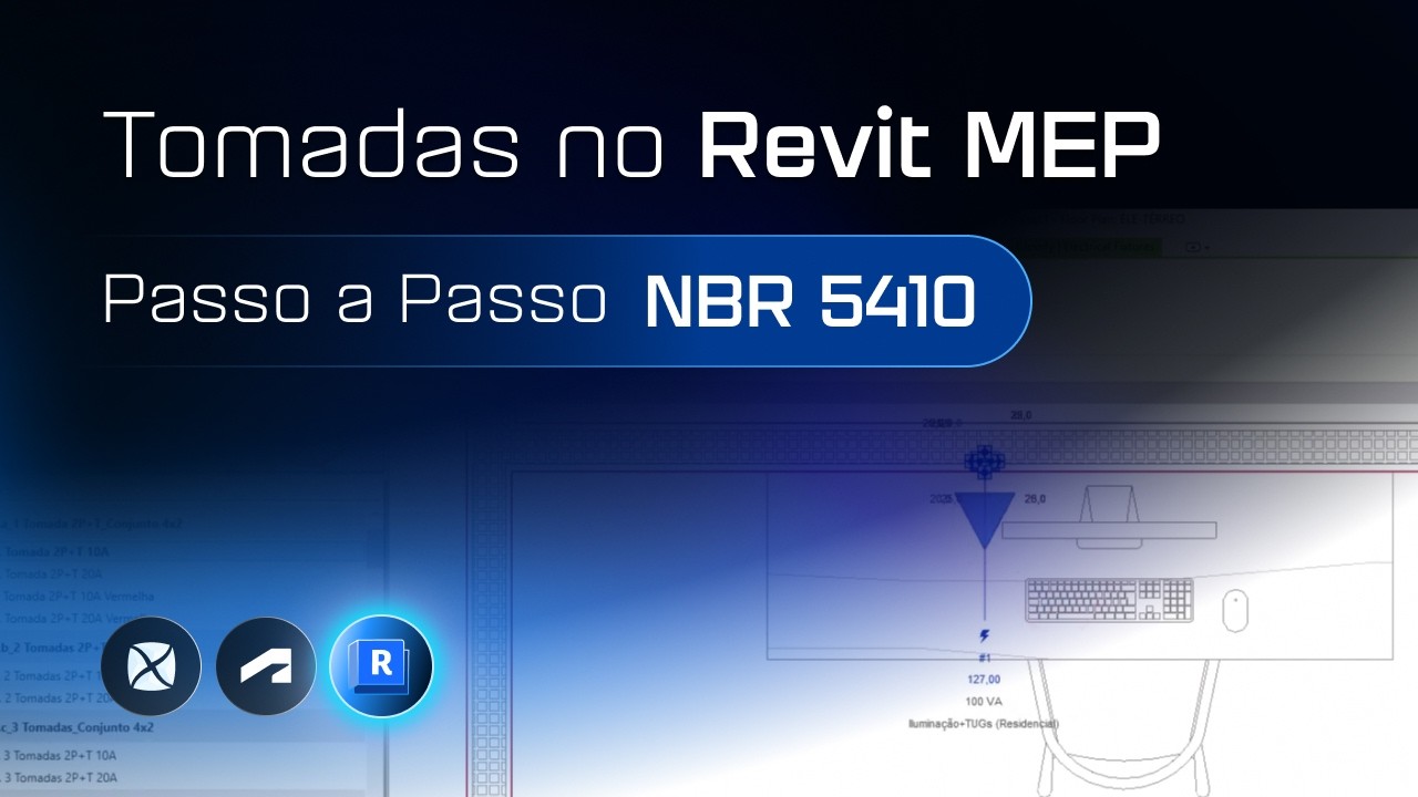 Inserir pontos de tomada | Revit MEP Elétrica com Jéssica Alessandra
