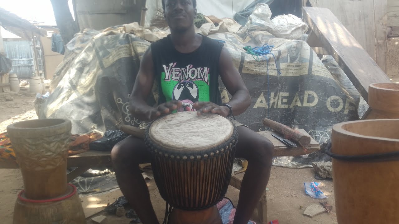 The Undisputed Drummer and Drum Maker in Ghana 