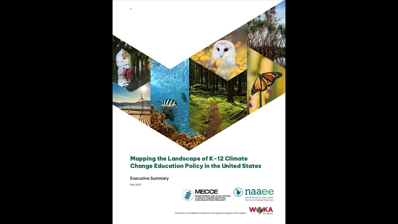 Mapping the Landscape of K&ndash;12 Climate Change Education Policy in the United States