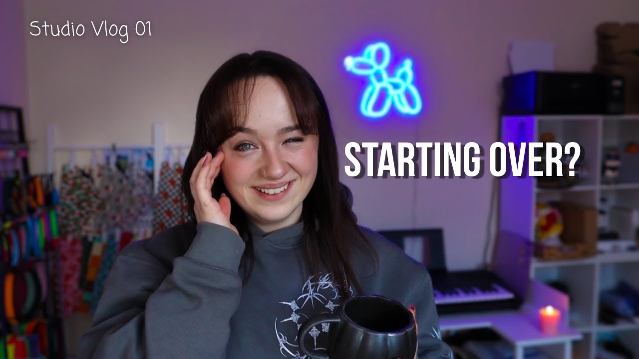 Quitting My Full-Time Job & A Start over | Small Business Studio Vlog 01