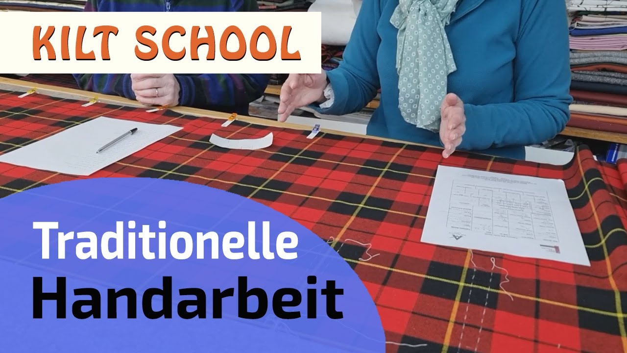 Schottischer Kilt schneidern | Traditionelle Handarbeit