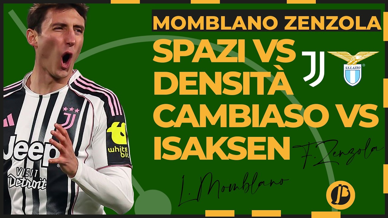 LA JUVE CREA CORRIDOI CHE NON SFRUTTA, DAVID BREMER SLIDE CHIAVE, YILDIZ TRA LE LINEE JUVE LAZIO 2-2
