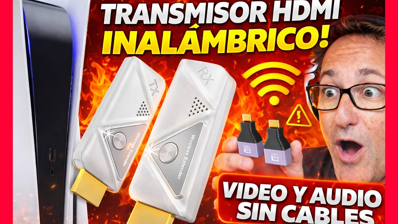 ¡Transmite HDMI sin cables! | Dispositivo inalámbrico para TV PC y mas
