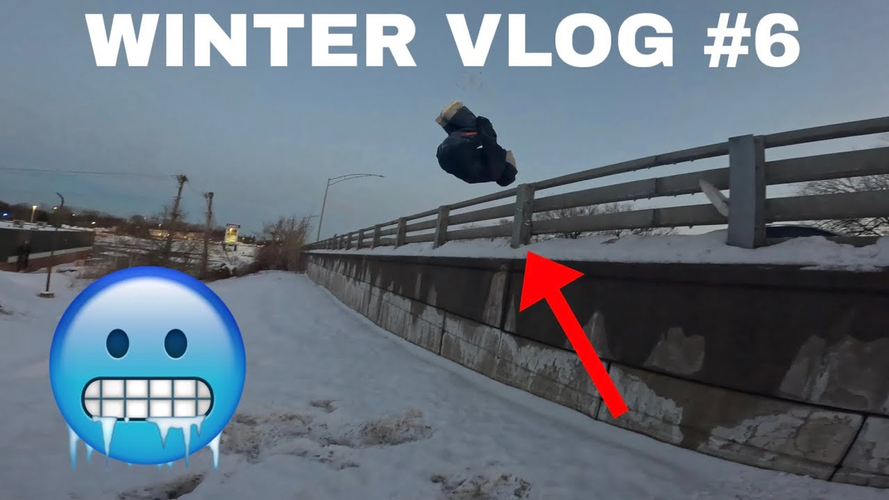 Flips Into The Snow!? | WINTER VLOG #6