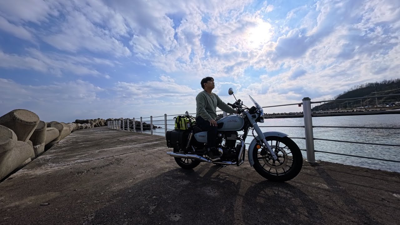 7번 국도 맛보기 라이딩/ Honda GB350C, HJC V10